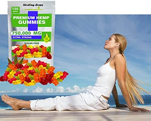 Authentic Healing Drops hemp supplement packaging imported to India