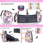 GurZinn diaper bag displaying insulated bottle holders