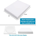 Stack of white non-woven bird cage liner sheets