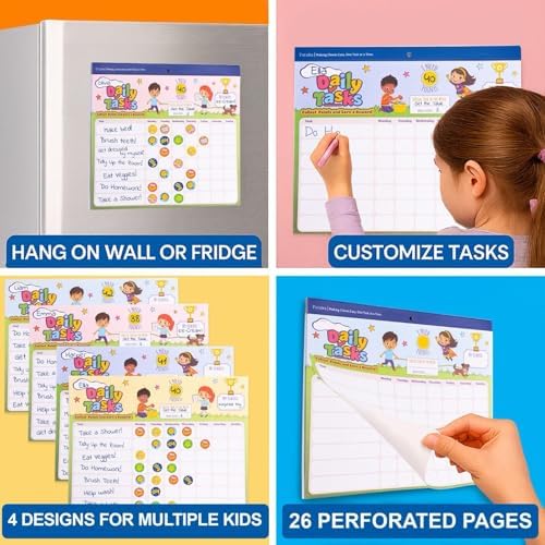 Child using Putska sticker chart for potty training progress