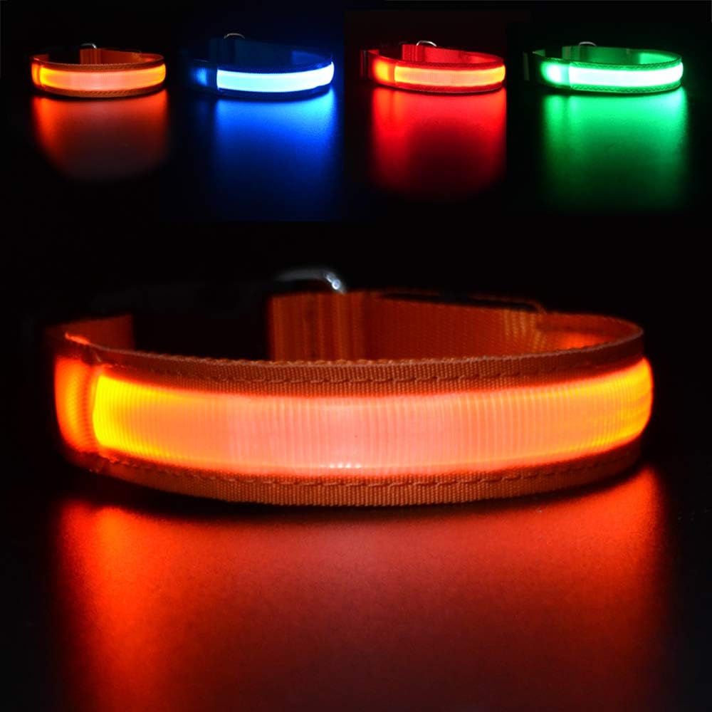 MASBRILL Light Up DogCollars-Rechargeable LED Dog Collar-Waterproof Night Walking Glowing Dog Collar for Small Medium Large Dogs - Image 13