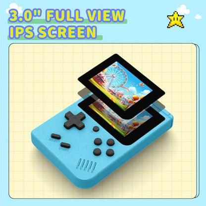 Aqhh mini travel retro console side profile with controls