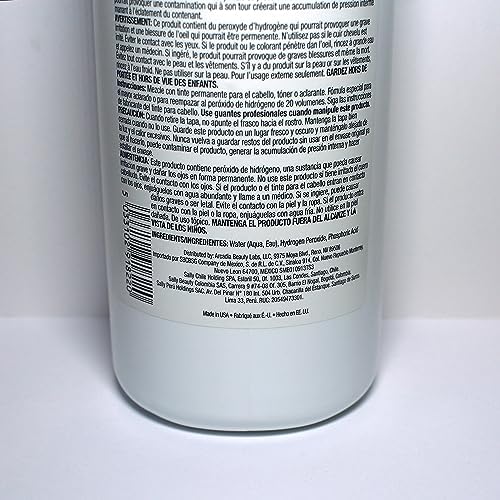 Professional Salon Care clear developer for gray coverage in hair