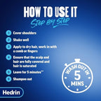 Hedrin Liquid Gel texture and application for scalp health
