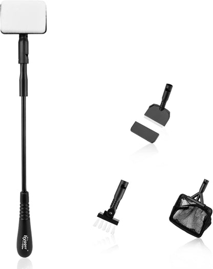 Hygger small fish tank cleaner kit front view premium aquarium maintenance tools