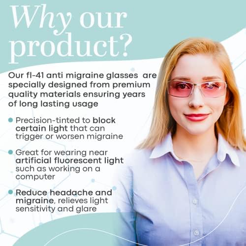 Terramed Sparrow migraine glasses with protective case and accessories