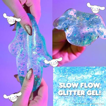 Horizon Group USA slow rising sensory squeeze toy being stretched to demonstrate shape memory tech