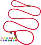 MayPaw Slip Lead Control Leash for Dogs No Pull, 13+ Colors Classic Dog Lead 7 FT Pet Slip Leash, 1/4" Rope Leashes for Small Medium Animals (7ft*1/4", Black) - Image 10