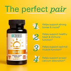 Zhou Nutrition Vitamin D3 and K2 vegetable capsules macro view