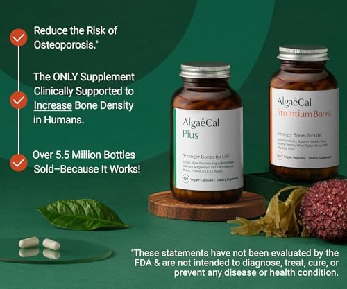 Authentic AlgaeCal USA imported bone health supplement set
