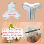 Adhesive application for child safety corner guard