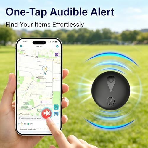 Anti loss smart pet tracker securely clipped to a pet harness for outdoor safety.