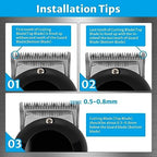 Professional hair clipper blade replacement hardware