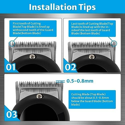 Professional hair clipper blade replacement hardware