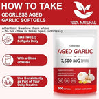 Eoqifjm Nvajkife garlic supplement dietary info label close up
