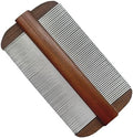 Dynarex WeCare ClearNit Metal Lice Comb front view with handle