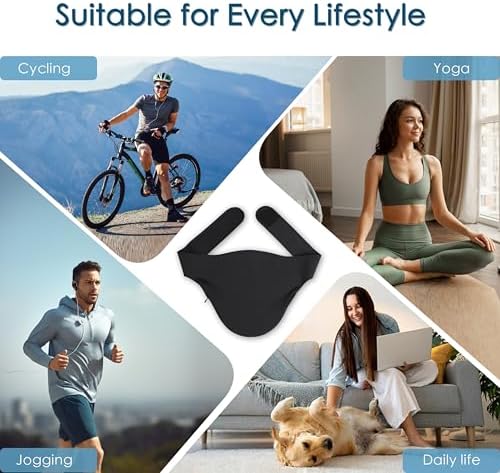 Wearwan ostomy bag cover for sports and daily life support in black.