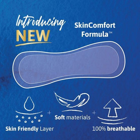Close up look at the skin comfort formula texture on the TENA breathable liner sheet.