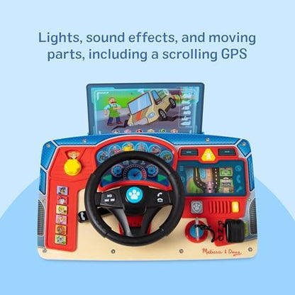 Toddler hands inserting a double sided rescue card into the dashboard windshield slots.