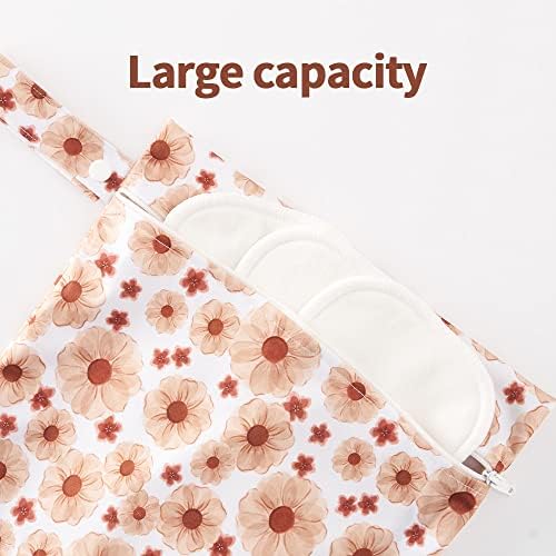 Close up of breathable TPU material on Happy Flute wet bag