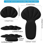 Application of adhesive heel guards inside a leather shoe