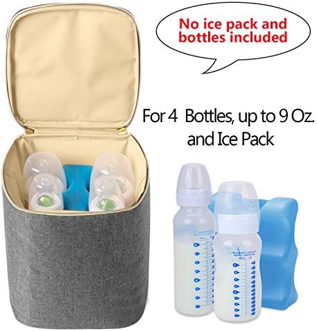 Teamoy insulated bag top handle and buckle detail