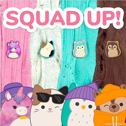 Authentic USA imported Squishmallows toy packaging back view instructions