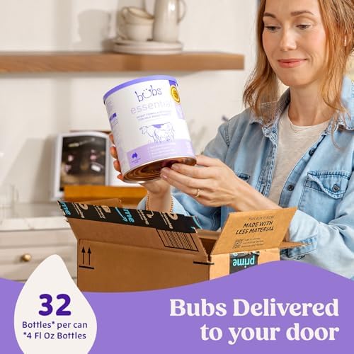 Premium Bubs whole cow milk formula canister angled view for immune support identification