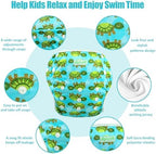 Wegreeco baby swim diaper showing adjustable snap buttons