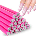 Asslye 20 pieces nail art stamp pen kit front view