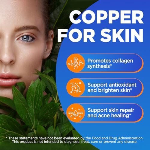 Close up look at the plant based non GMO sugar free copper supplement formula.