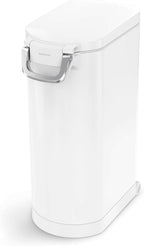 simplehuman 35 Liter, 40 lb / 18.1 kg X-Large Pet Food Storage Container for Dog Food, Cat Food, and Bird Feed, Brushed Stainless Steel - Image 11