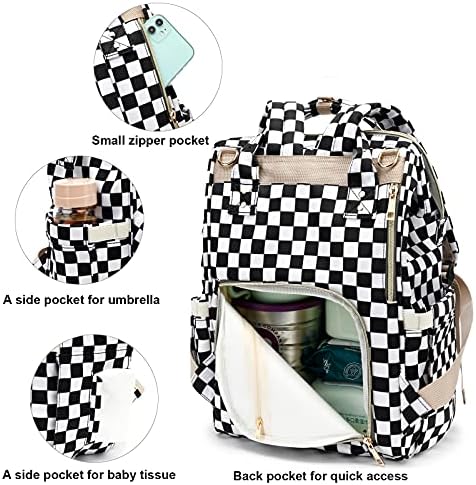 Yusudan baby travel backpack interior compartment and storage layout