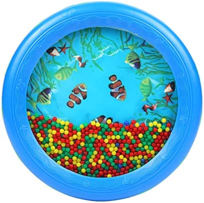 Musfunny wave bead drum angled view highlighting the smooth polished edges.