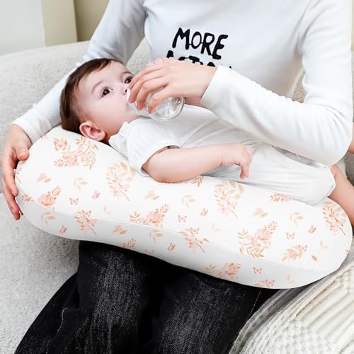 Susurration nursing pillow slipcover showing hidden zipper detail
