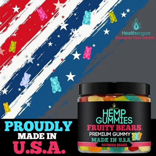 Healthergize hemp supplement facts label
