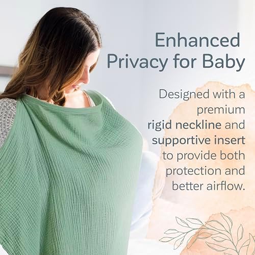 Side profile of Kiddycare breastfeeding cover with corner pockets