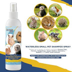 Atlantic Rush cruelty-free small pet dry shampoo packaging angle