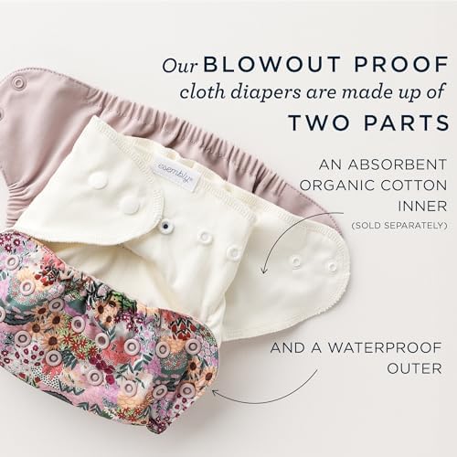 Esembly Peek-a-Bear diaper cover with adjustable leg snaps