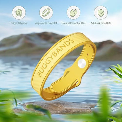 Waterproof testing of BuggyBands natural mosquito repellent wristbands