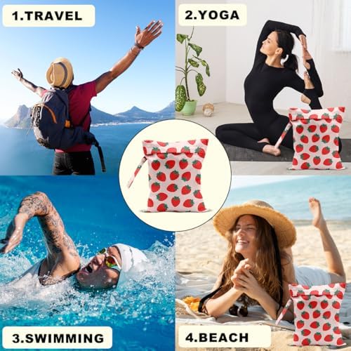 CQM wet bag hanging on a stroller for travel convenience