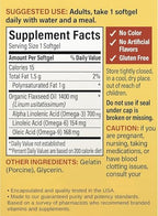 Authentic cold pressed flaxseed oil capsules imported by Rudra Retails
