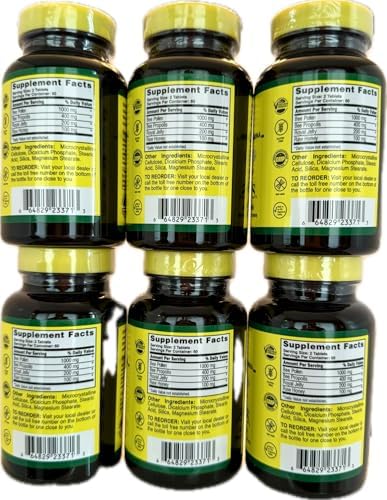 Nature Cure Bee Caps six bottles combo pack layout