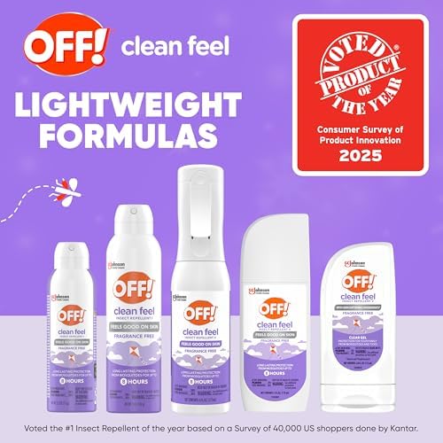 Back of Off! Clean Feel bottle with usage instructions