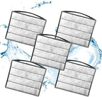 Double sided white and black mesh aquarium filter replacement media close up