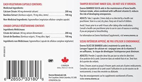 Authentic Enerex USA imported bone health supplement bottle