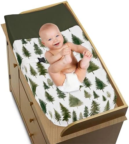 Sweet Jojo Designs unisex infant diaper table sheet folded