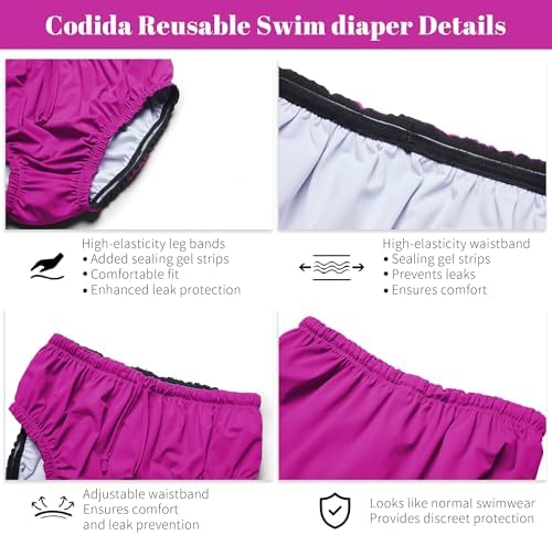 Codida washable swim diaper inner lining for kids