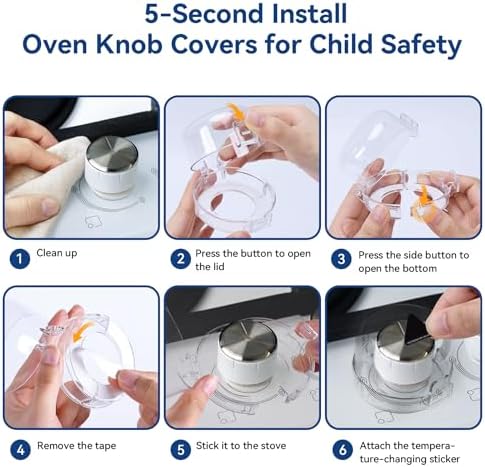 Shularis gas stove knob covers universal fit demonstration