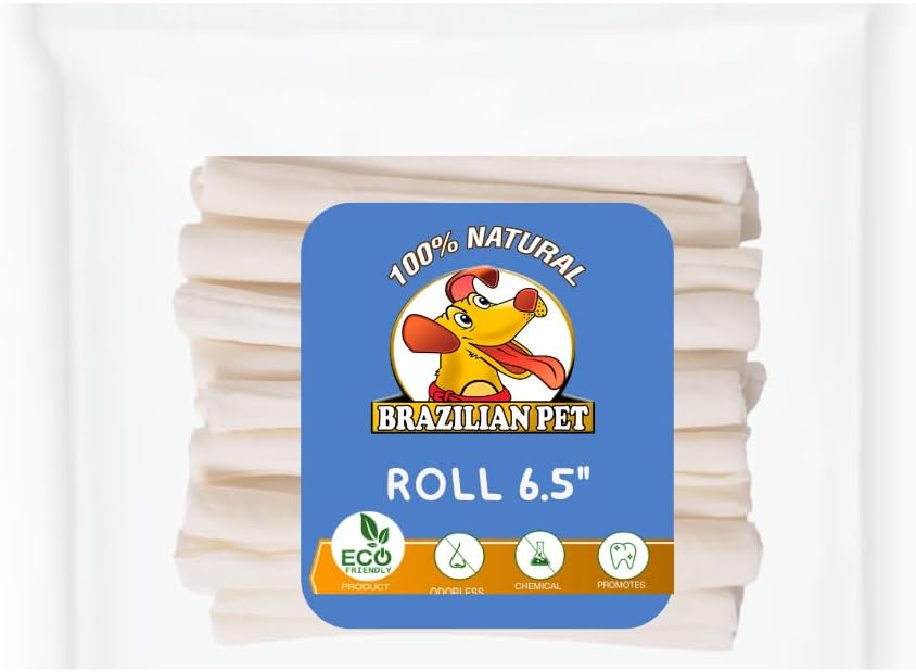 Authentic Kookamunga natural beefhide retriever rolls for small dogs and teething puppies